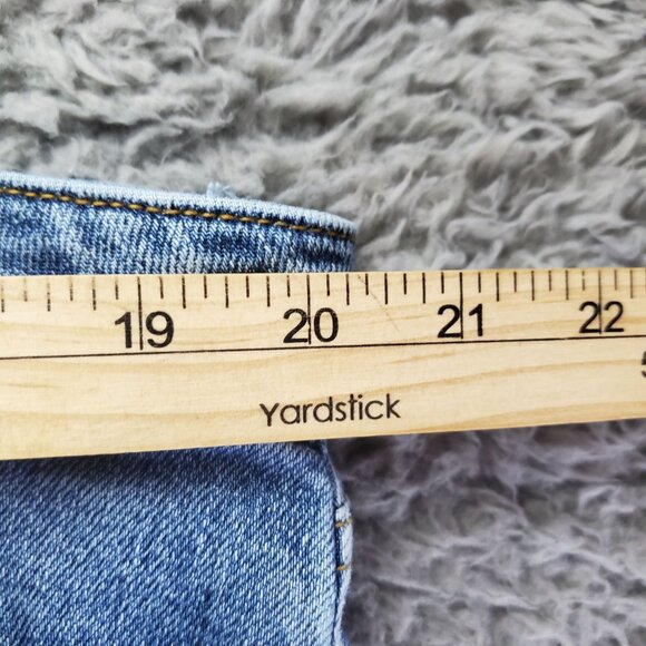 Lands End Jeans Women’s Size 18 Blue Straight-Leg Classic Fit Stretch Denim - Picture 5 of 12